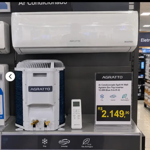 Ar agratto 12000 btus inverter caruaru