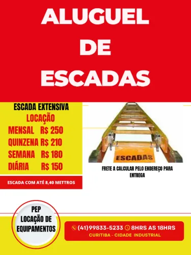 aluguel de escada