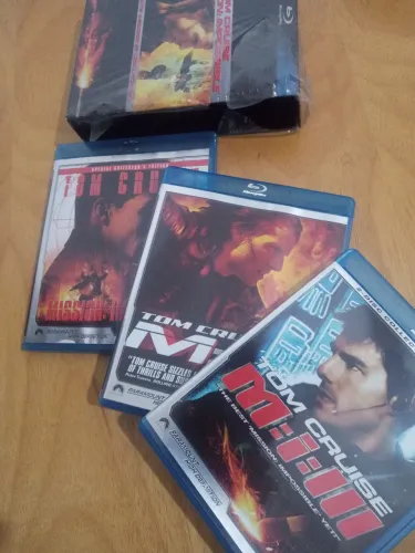Box Blu ray trilogia missão impossível importado original 