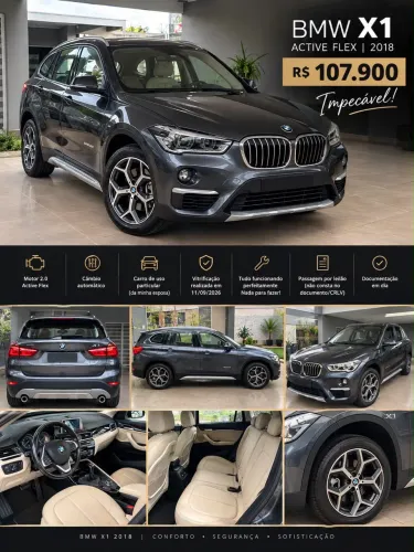 BMW X1 Sdrive 20I 2.0/2.0 TB Acti.flex Aut. 2018