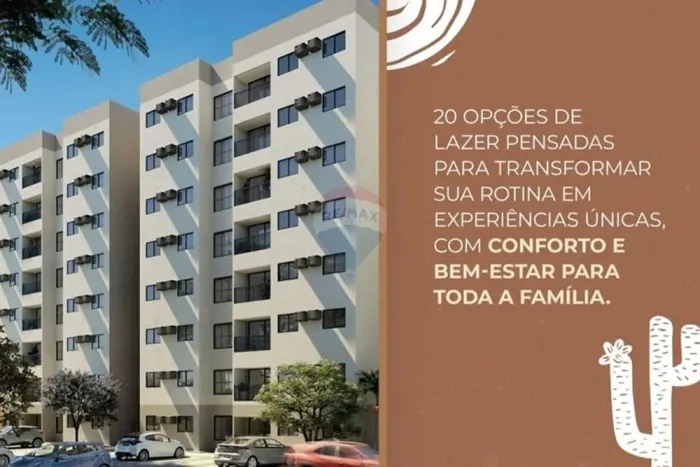 VENDE apto 2 qts no Condomínio Clube RESIDENCIAL VILA GONZAGA
