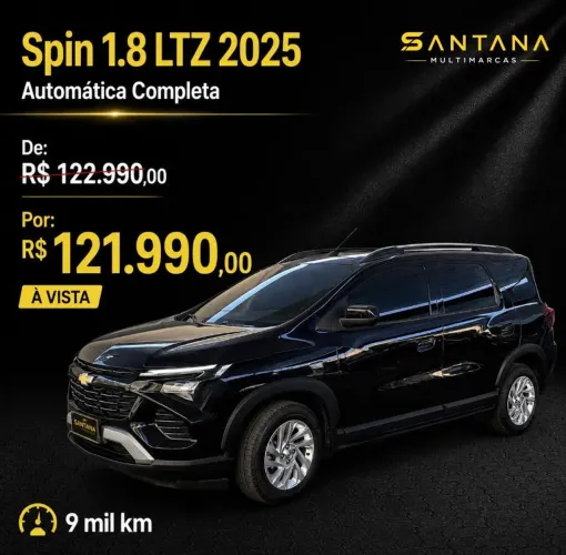 Chevrolet Spin LTZ 1.8 8V Econo.flex 5P Aut. 2025