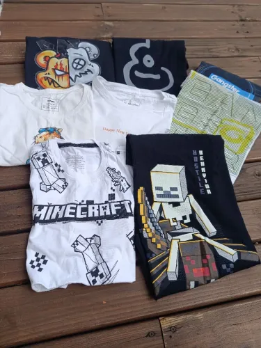 Lote de camisetas Tam.11 e 12