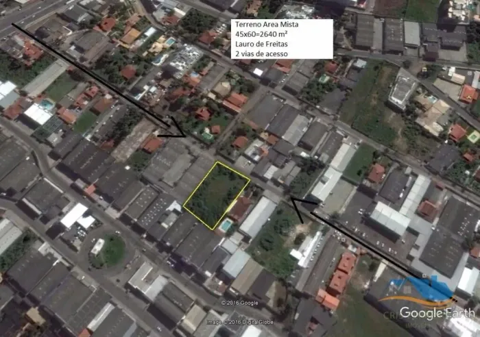 TERRENO | 2.640m² NO CENTRO DE LAURO DE FREITAS | ÁREA ESTRATÉGICA