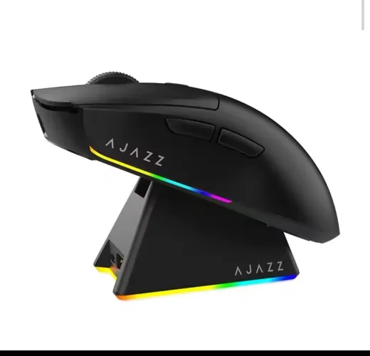 Mouse gamer Ajazz AJ139 V2 MC com dock de carregamento