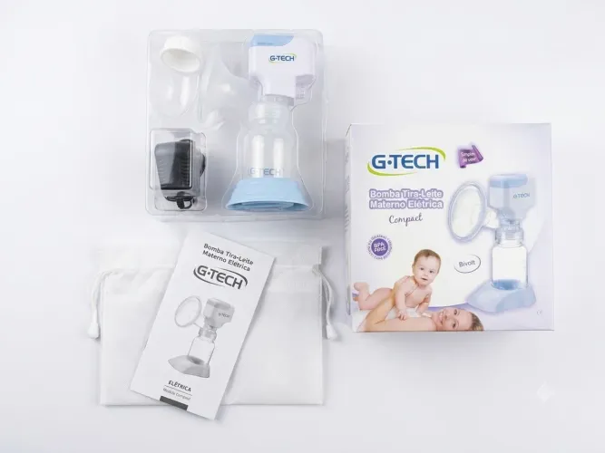Bomba Tira Leite Elétrica Compact - G-Tech
