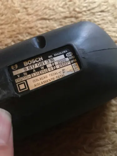 Furadeira Impacto Bosch Hobby Antiga 2 Velocidades 110v