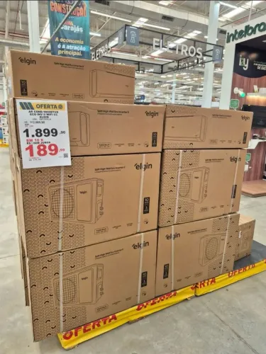 Ar-Condicionado Elgin 9.000 BTUs Inverter - Econômico e Silencioso!