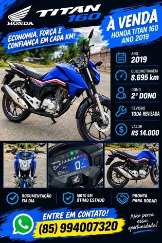 Moto em perfeito estado