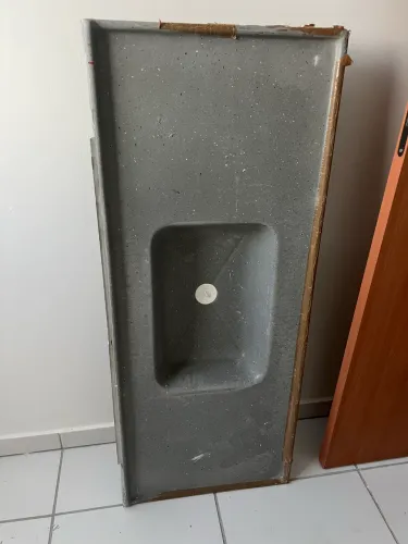 Pia cozinha e tanque