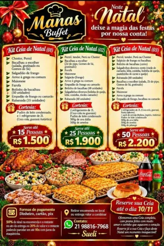 Kits de ceia de Natal