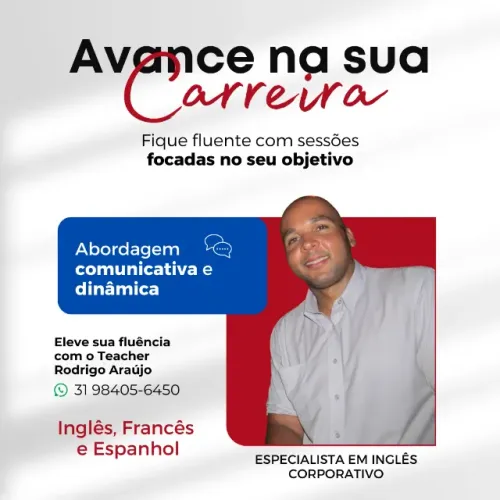 Aulas de inglês, francês e espanhol com mentoria personalizada.