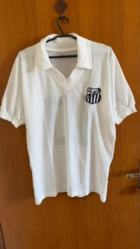 Camisa retrô Santos anos 60 Pelé 