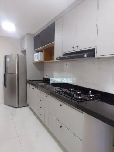 Apartamento com 3 dormitórios para alugar, 80 m² por R$ 3.957,15/mês - Brisa da Mata Jatob