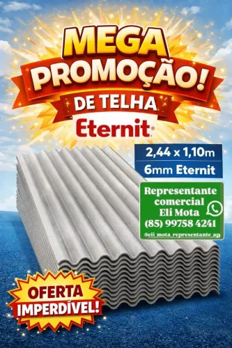 TELHA 6MM  OFERTA!!!