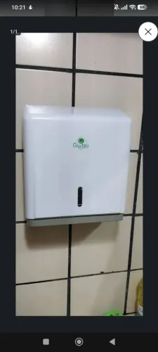 Kit Dispenser porta papel higiênico e toalhas
