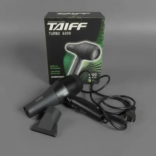 Secador Taiff Turbo 6000 Profissional 2000w - Potente