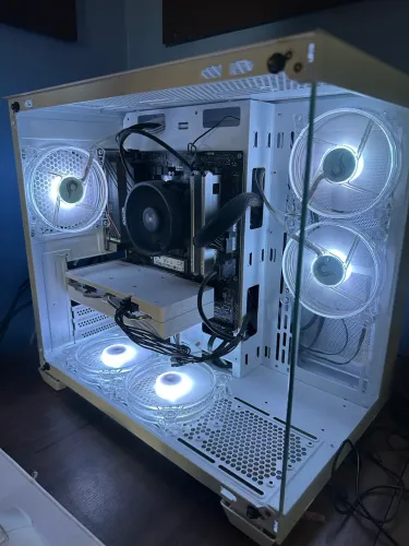 PC Gamer / Trabalho - Setup Branco Completo Computador Ryzen 5