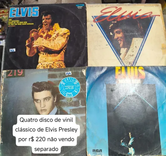 Lote quatro disco de Elvis Presley