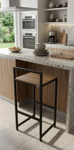 Banqueta industrial para cozinha