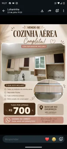 Armário aéreo cozinha.