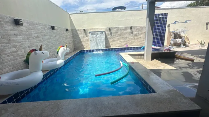 Piscina em alvenaria