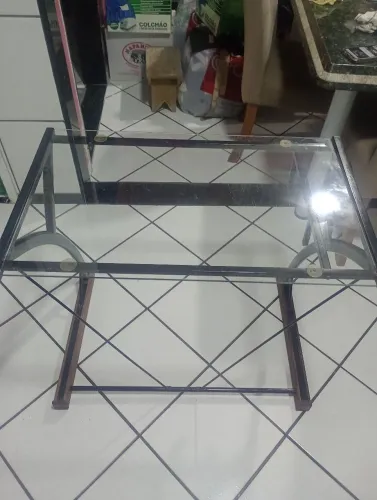 Promoção!Mesa tampo de vidro 248,00