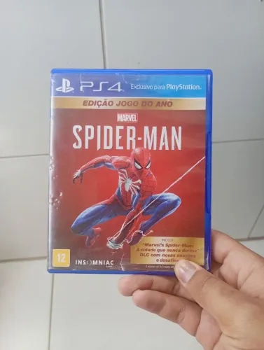 Jogo mídia física do homem aranha ps4