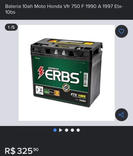 Bateria nunca usada