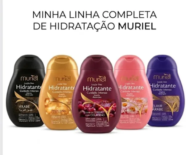 Linha hidratante Muriel