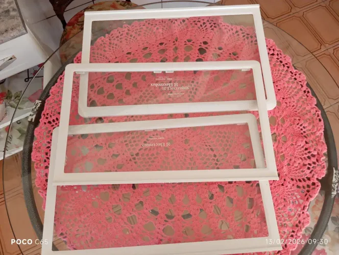 Prateleira de vidro geladeira Electrolux modelo DFN39