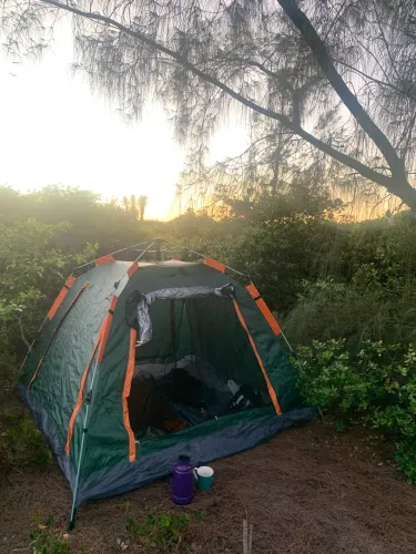 Barraca De Acampamento Grande Para 4/5 Pessoas 210x210x145cm