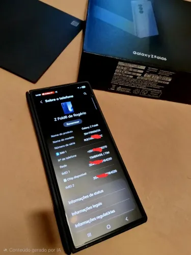 Galaxy Z Fold 6 - 512MB - 12GB - Azul.