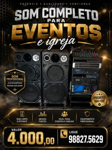 Som para eventos 