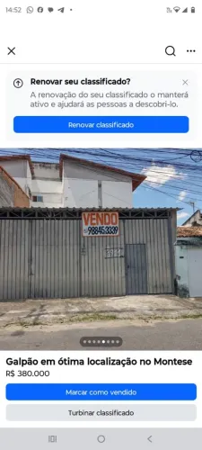 Oportunidade vendo galpão no Montese excelente localização