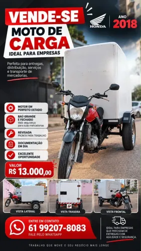 Vendo Moto Triciclo/Cargo