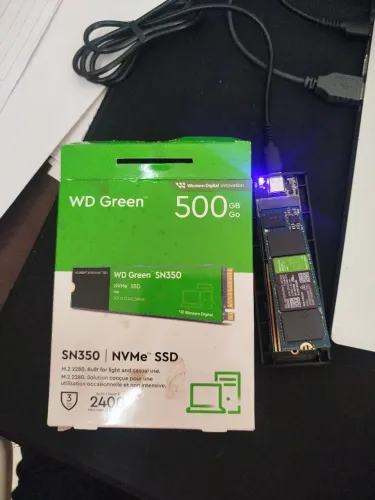 SSD 500gb Nvme wd Green item novo caixa aberta.