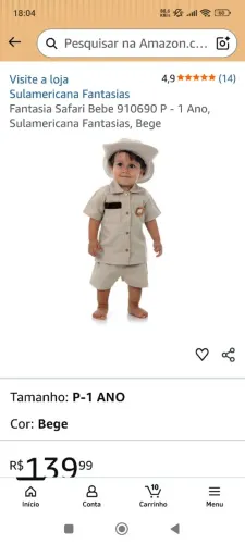 Roupa de Sáfari