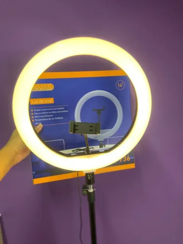 Ring Light Portátil 14 Polegadas 36cm Invas
