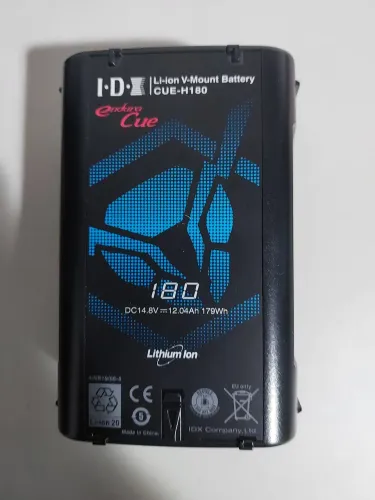 Bateria V-Mount IDX CUE-H180 179Wh Original e Profissional