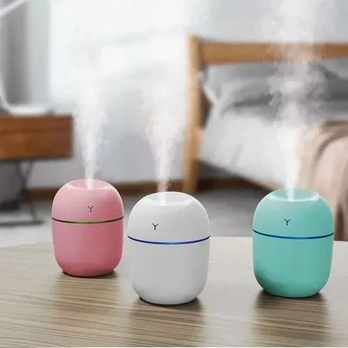 Umidificador Ultrassônico Portátil USB Difusor de Óleo Essencial LED
