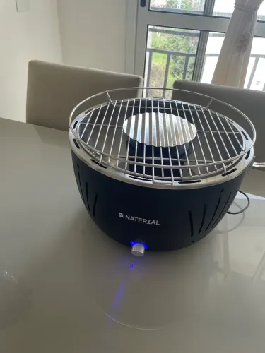 Churrasqueira a carvão sem fumaça para apartamento portátil Table Grill Naterial