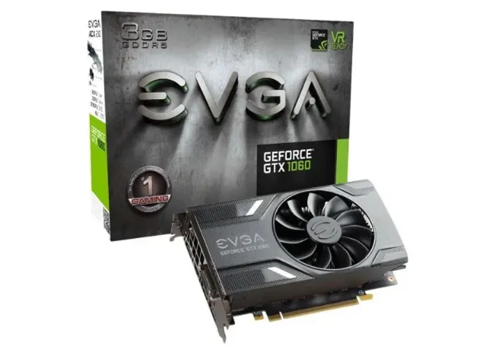 Placa De Vídeo EVGA GeForce Gtx 1060 6GB - 06G-P4-6161-KR