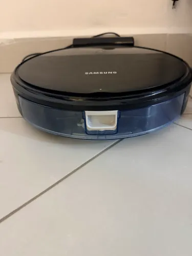 Robô Aspirador 2 em 1 Samsung Preto VR5000RM Aspira e Passa Pano com Wi-Fi