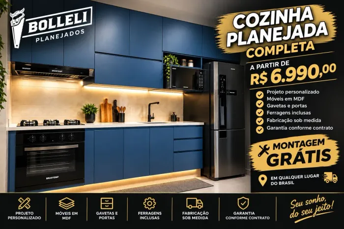 ? PROMOÇÃO ? COZINHA PLANEJADA COMPLETA
