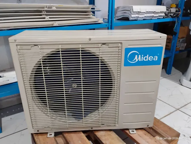 UNIDADE CONDENSADORA MIDEA 12.000 BTU 220 GÁS R22 FRIO MOD 38MTCA12M5