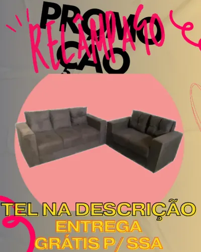Sofá Conjunto Entrega Grátis Para Salvador Hoje