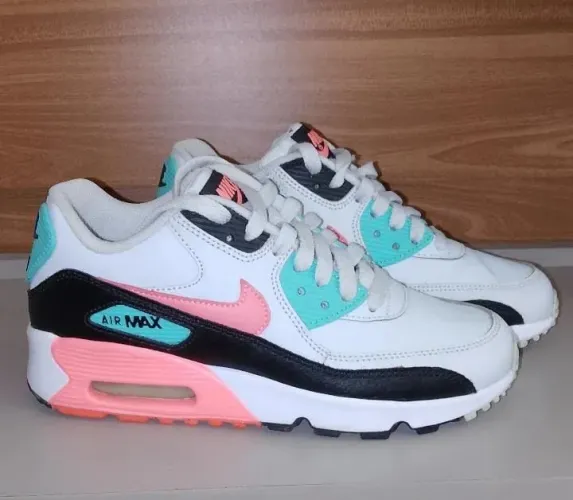 Nike Air Max 90 - BR 34 / US 3.5Y - Pouco usado
