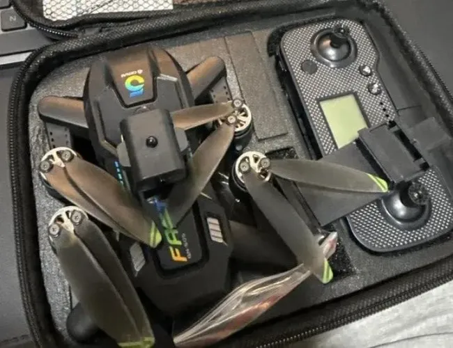 Drone profissional duas baterias alcance 1km é 200 GPS tô no automático câmera 4K gimbal 