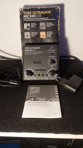 PreAmplificador Tube Ultragain MIC500USB